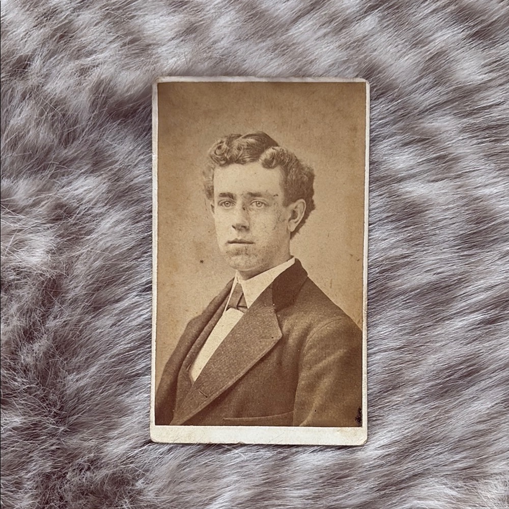 Vintage Sepia Portrait Photograph